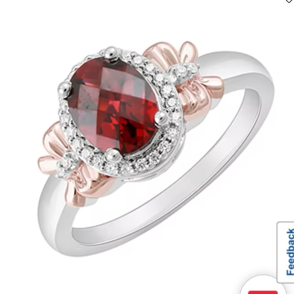 Disney snow white bow ring